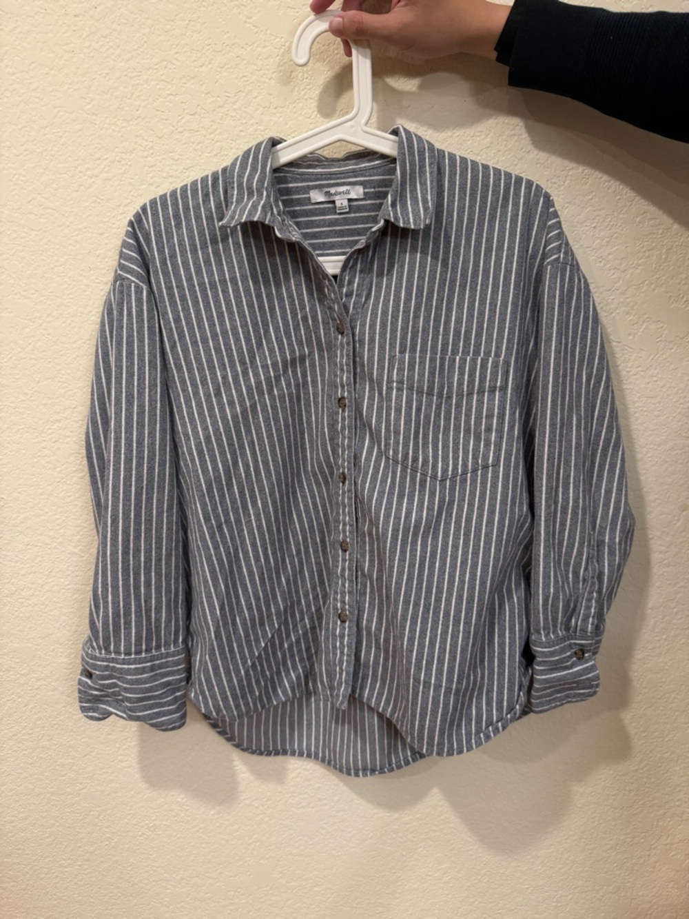 Madewell Striped Casual Button-Down Shirt